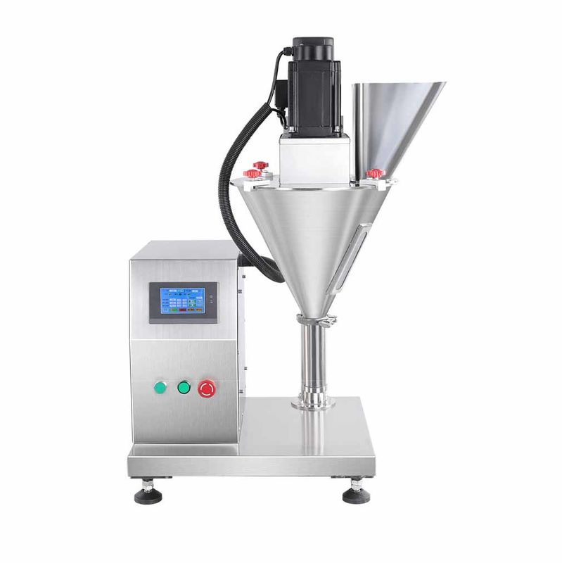 2-500G Factory Direct Sales Small Manual Desktop Milk Powder Filler Electric Powder Auger Filling Machine
