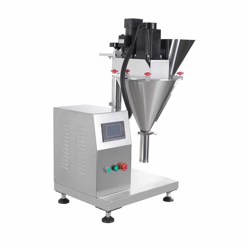 2-500G Factory Direct Sales Small Manual Desktop Milk Powder Filler Electric Powder Auger Filling Machine
