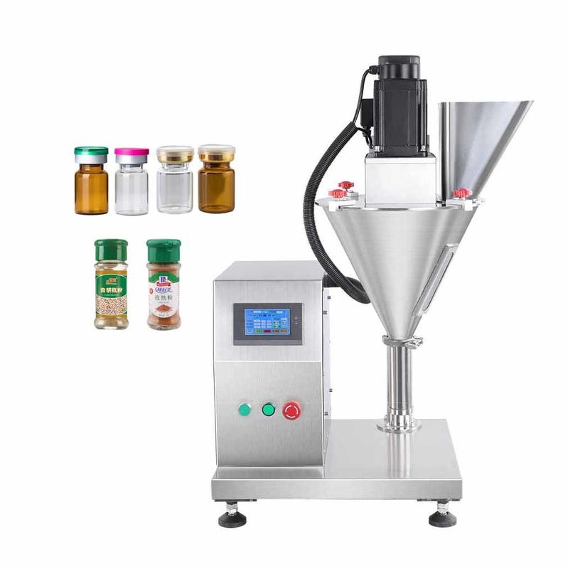 2-500G Factory Direct Sales Small Manual Desktop Milk Powder Filler Electric Powder Auger Filling Machine