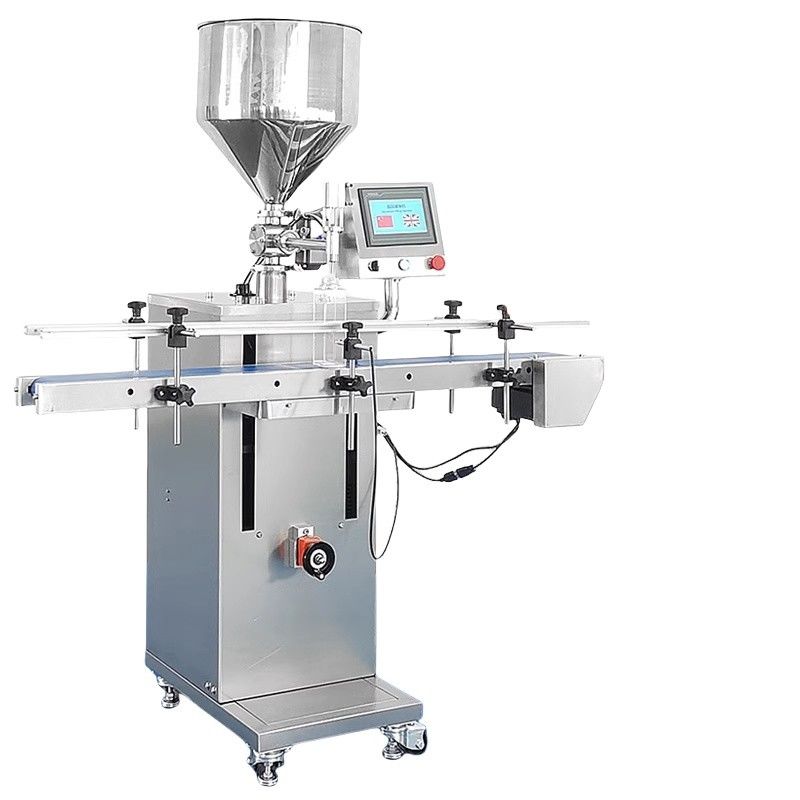Top Quality Automatic Liquid Sauce Filling Machine Cream Paste Vertical packaging Machine with Anti-drip Nozzle Touch Screen