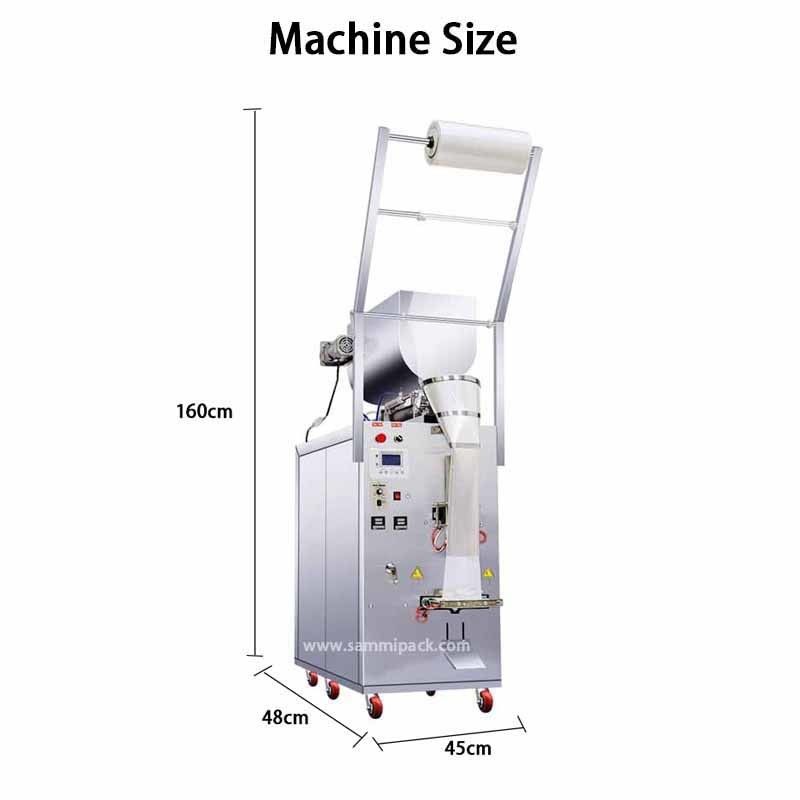 4 Side Seal Sachet Food Application Pouch Packaging Small Bag Liquid Sauce Ketchup Packing Machine 220V/50HZ