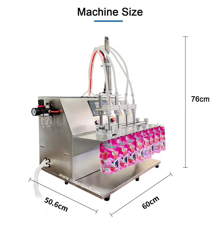 High Speed Automatic Syrup Bag Filling Machine Honey Spout Pouch Packing Machine Liquid Filling and Capping Machine