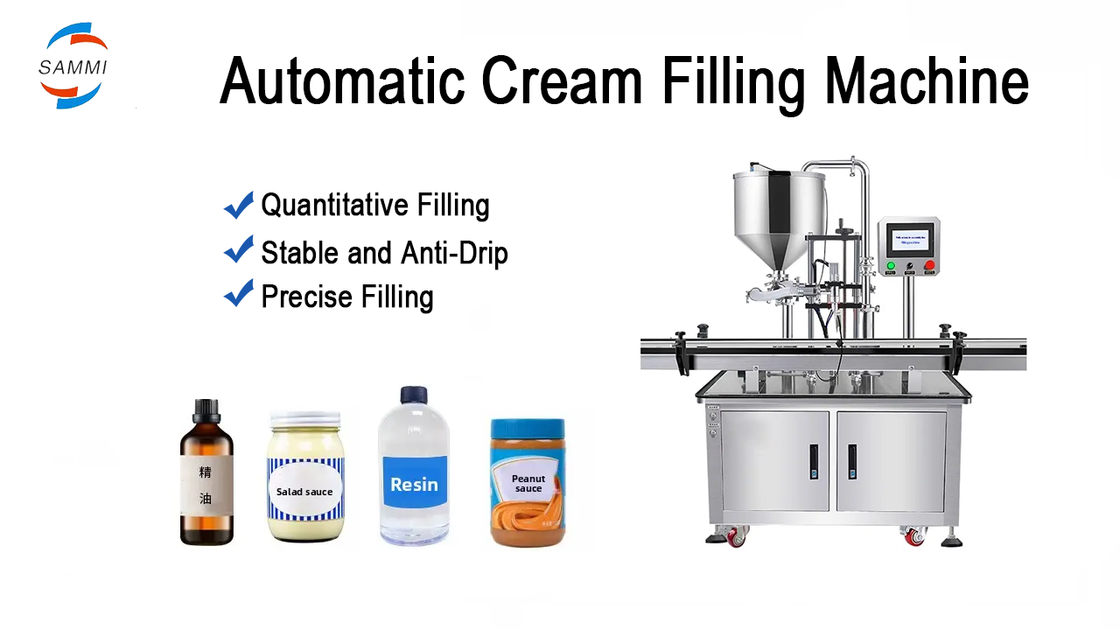 Easy Operation Fully Automatic Servo Rotor Pump Paste Liquid Filling Machine for Honey Viscous Liquid Peanut Butter Ketchup