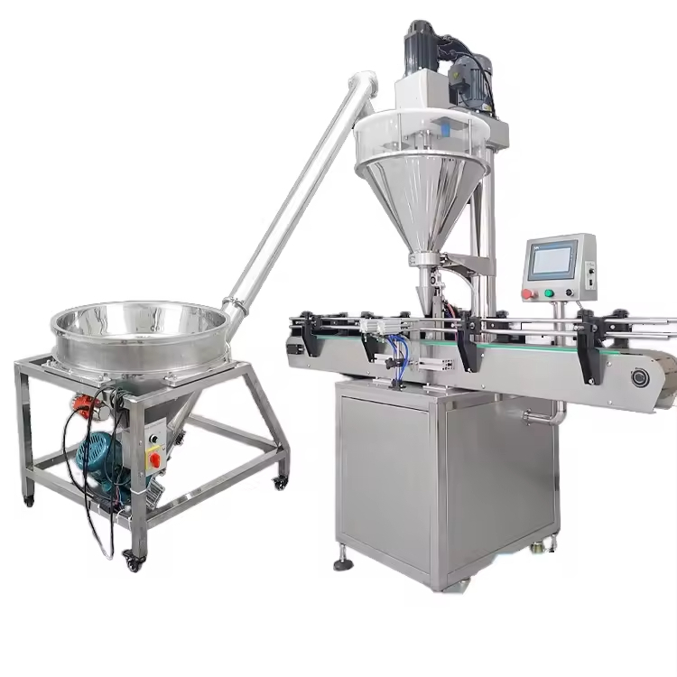 Automatic Powder Filling Machine for Pepper Seasoning Coffee Tooth Powder Quantitative Packaging Production Line