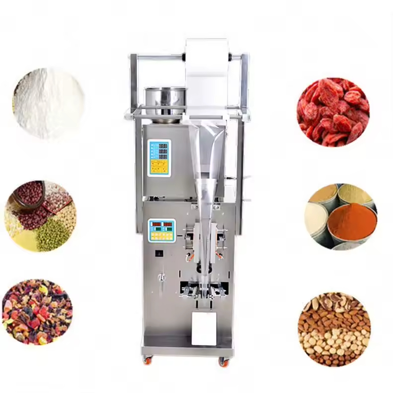 Fully Automatic Snack Popcorn Chin Chips Nut Flour Multifunctional Packaging Machine