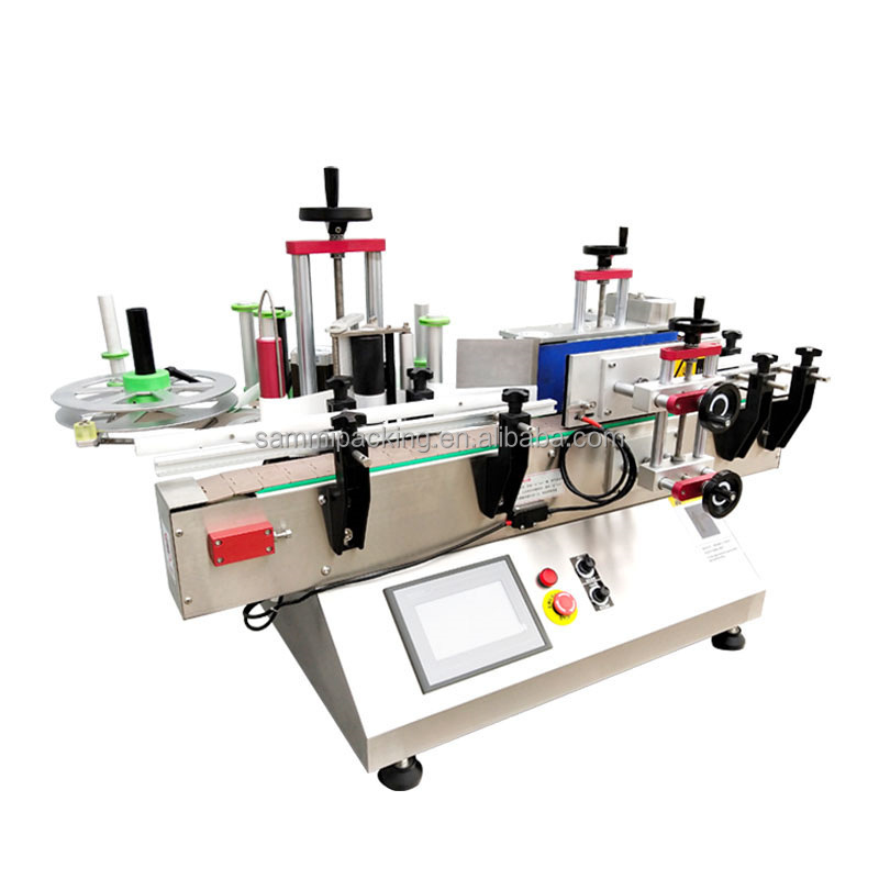 SMTBJ-50C Automatic Self Adhesive Vial/wine/pet Bottle Labeling Machine for Round Bottle Fully Auto High Speed Labeling Machine
