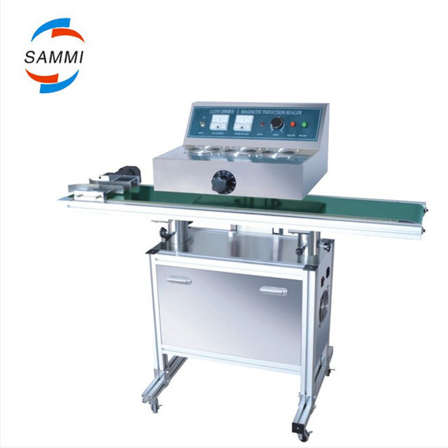 Automatic Induction Sealing Machine with Conveyor (20-120mm) (Auto Aluminum Foil Sealing Machine, Auto Induction Sealer)
