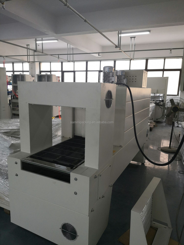 BZJ5038B Semi-Auto Sleeve Wrapper and BSE5040A Plastic PE Film Heat Tunnel Shrink Packaging Machine