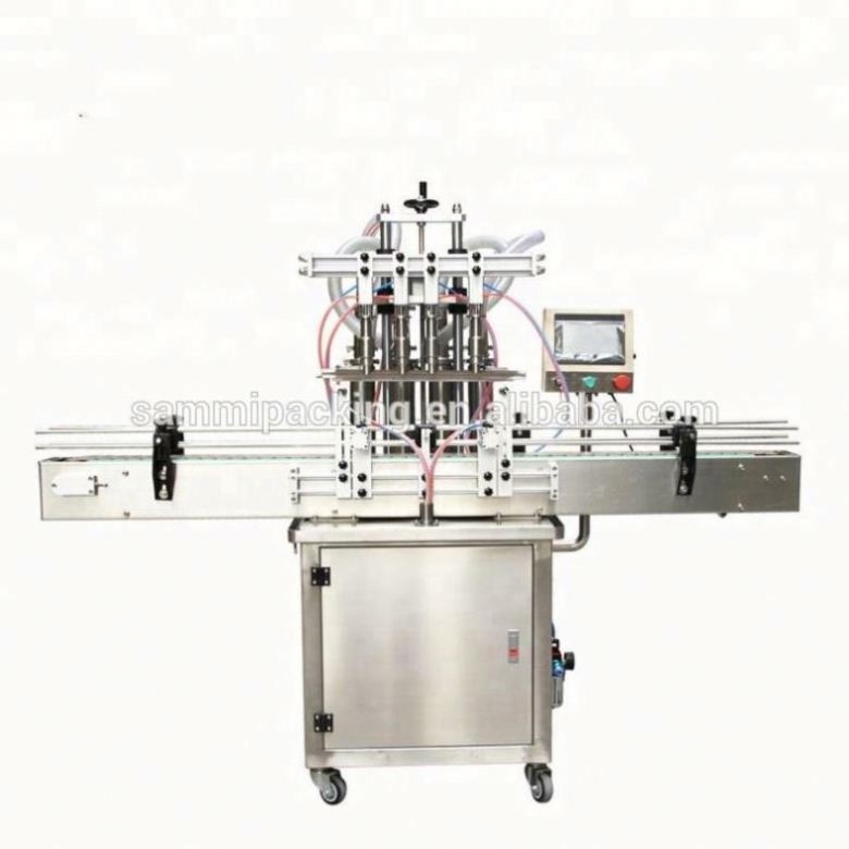 Automatic 4 Heads Liquid Filling Machine Bottling Line With Low Price Liquid Filling Machine for Production Line