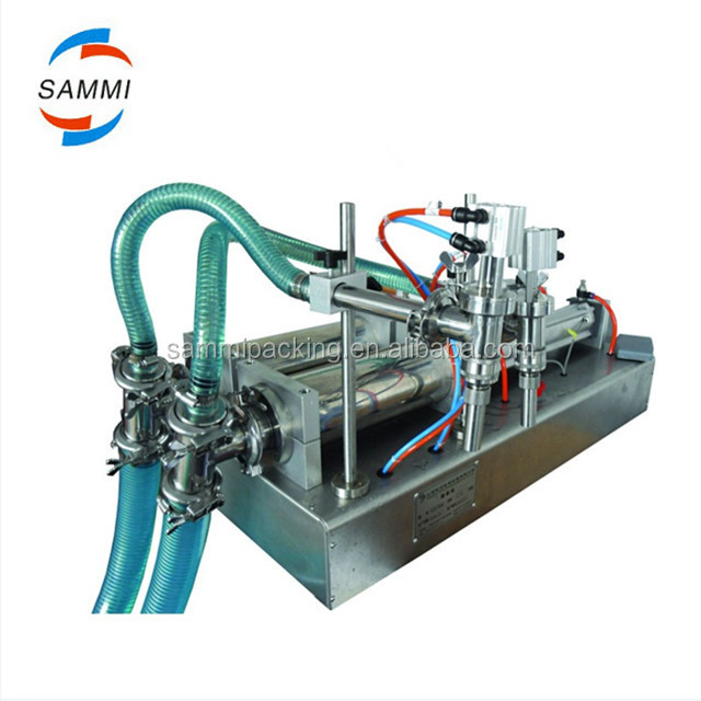 Double Nozzles Pneumatic Liquid Filler Filling Machine for Filling Shampoo, Oil, Chemical G1WY-2Y-500