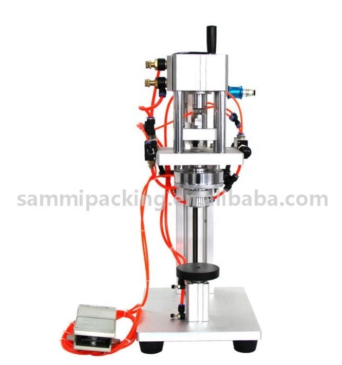 CH-200 Best Selling Semi-Automatic Perfume Bottle Crimping Machine Easy to Operate with Wood Packaging for Food Beverage Capping