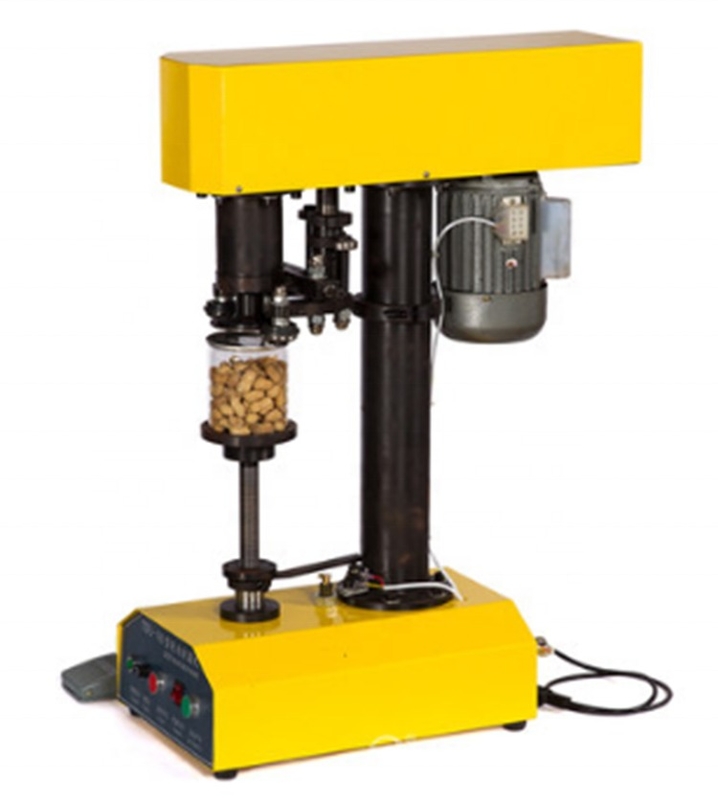 Hot Sales TDFJ-160 Food Cans Plastic Jar Container Aluminum Beer Tin Can Lid Can Sealing Machine