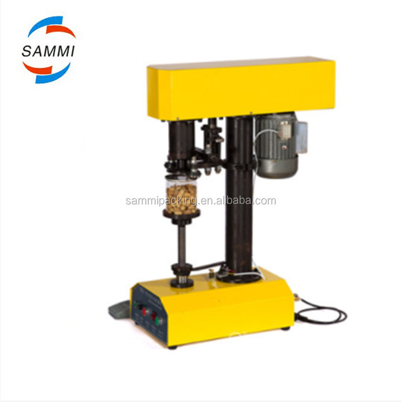 Hot Sales TDFJ-160 Food Cans Plastic Jar Container Aluminum Beer Tin Can Lid Can Sealing Machine