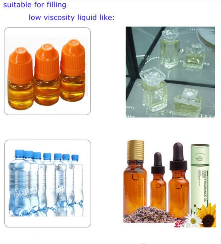 Small Scale PET Plastic Glass Bottle Liquid Filler 2 Heads Semi Automatic Filling Machine 1000-5000ML
