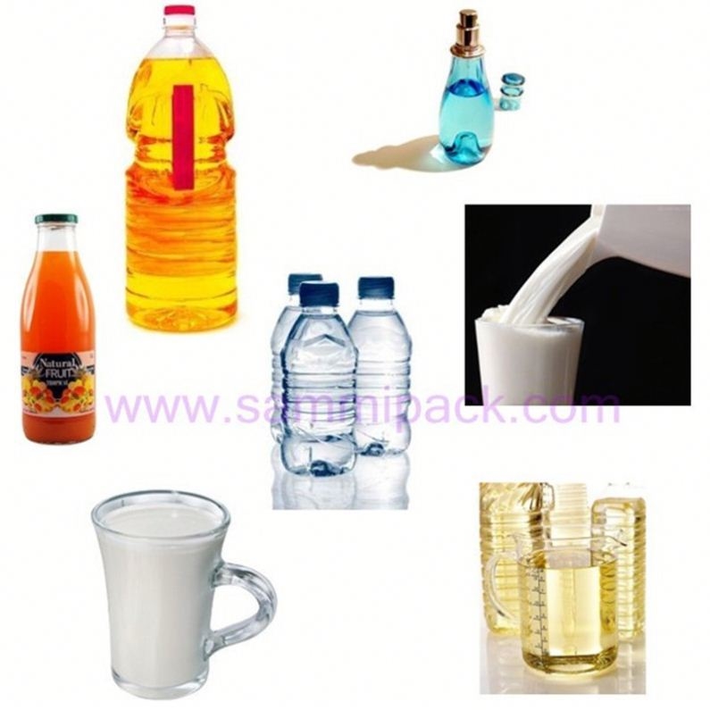 Small Scale PET Plastic Glass Bottle Liquid Filler 2 Heads Semi Automatic Filling Machine 1000-5000ML