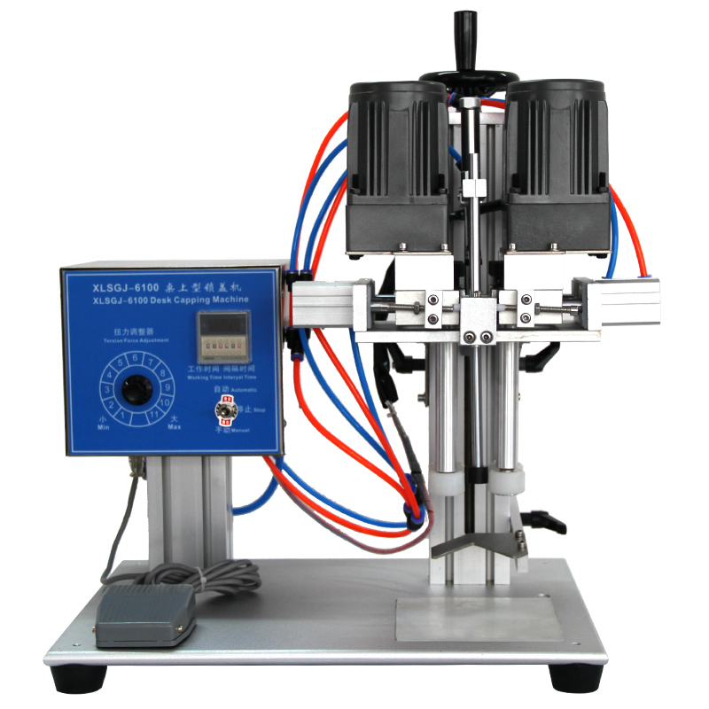 Semi Automatic Plastic Bottle Screw Capping Machine Tabletop Spray Cap Capping Machine for Bottle