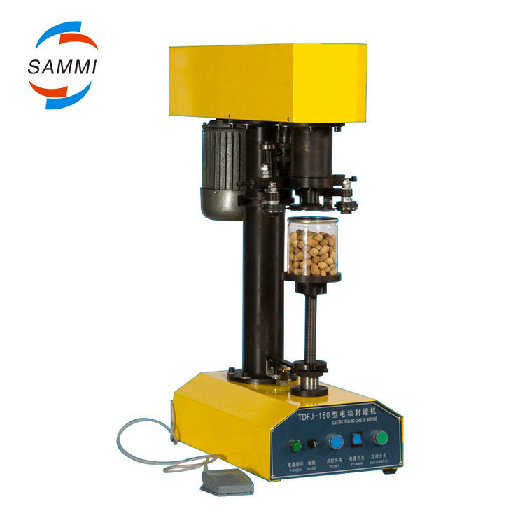100% Warranty Tdfj-160 Pet Bottle Sealing Machine / Canning Seamer / Can Sealer for Tin Can