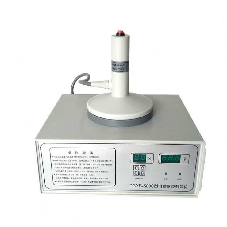 Factory Price DGYF-500C Small Manual Electromagnetic Induction Aluminum Foil Sealing Machine Beverage Electric Bottle Cap Sealer