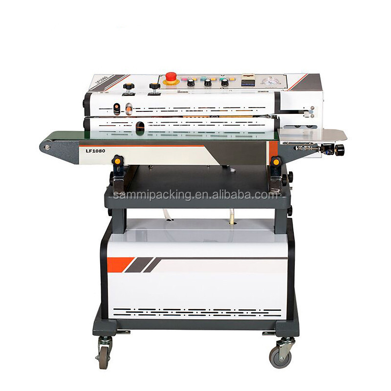 Factory Direct Sales LF1080 Automatic Continuous Vacuum Sealing Machine with Nitrogen Gas Filling Flush Sealing Machine