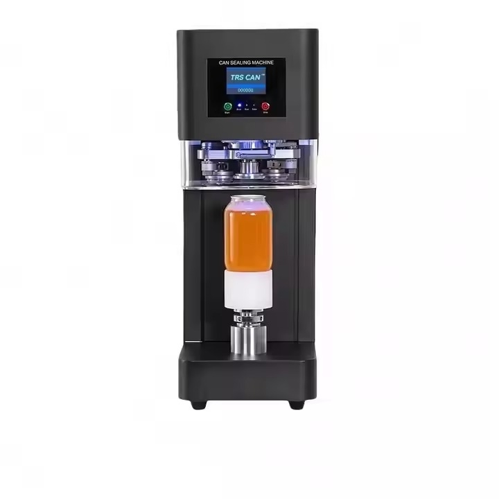2025 Hot Selling Semi Automatic PET Can Sealer Machine High Speed 3S Aluminum Plastic Lid Sealing for Beverage Bubble Tea/Juice