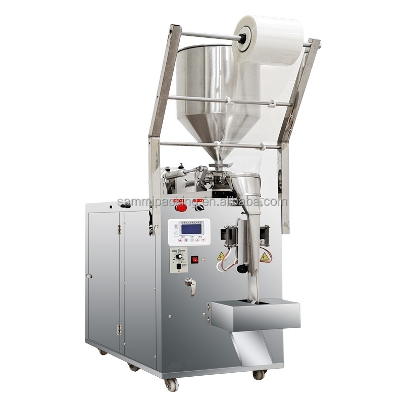 10-100ml Automatic Sauce Paste Ketchup Honey Yogurt Shampoo Small Liquid Sachet Bag Packing Machine With Stir