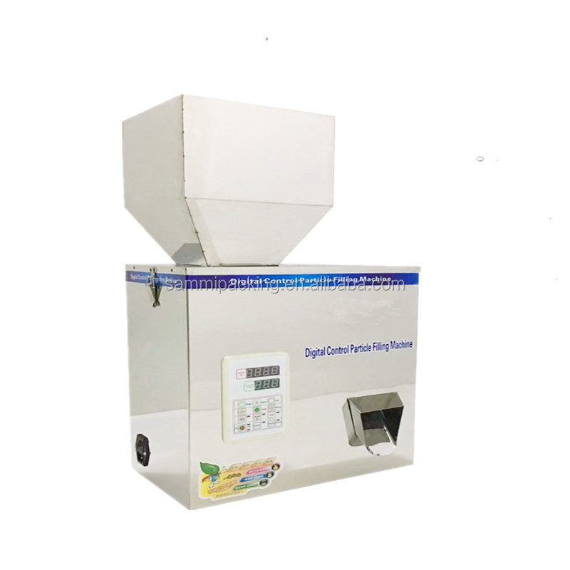 5-500g Granular Filling Machine Tea Leaf Packing Particle Powder Filler Racking Machine Rice Nut Sesame Herb Weighing Machine