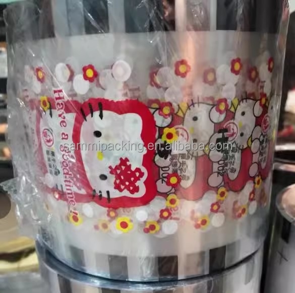 Top Selling Cup Film Sealing Roll Film for Plastic Paper Cups for Juice Milk Tea Beverages