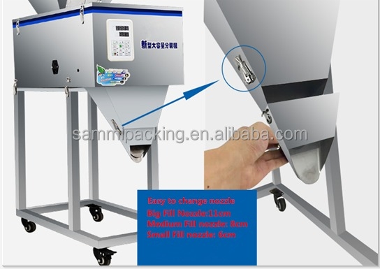 Factory Price Muti-Purpose Powder Grains Weighing and Filling Machine Bean Tea Bag Filling Machine With Big Hopper