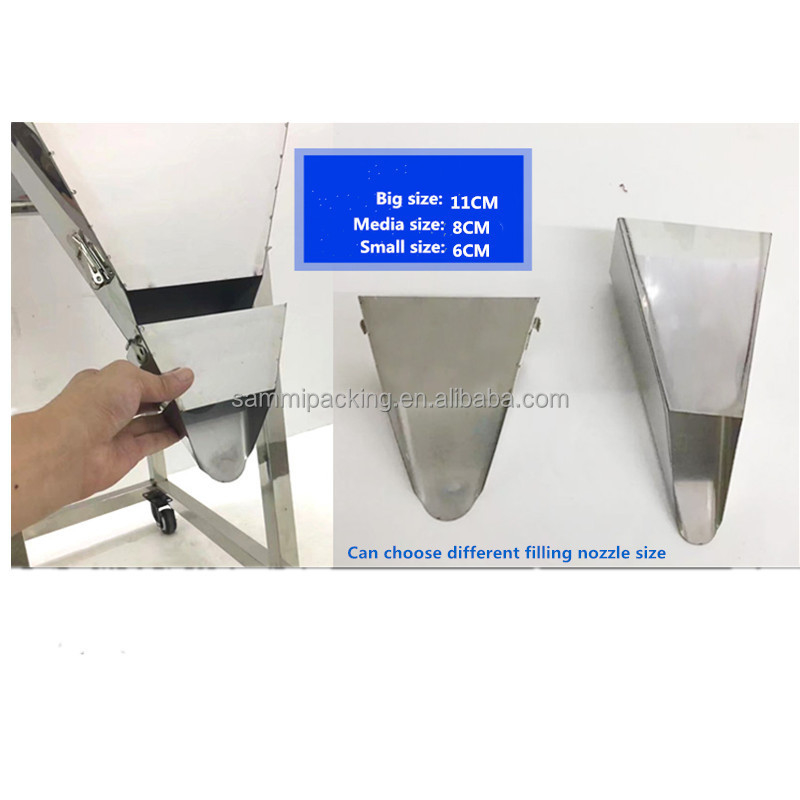Factory Price Muti-Purpose Powder Grains Weighing and Filling Machine Bean Tea Bag Filling Machine With Big Hopper