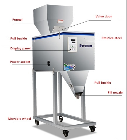 Low Cost Professional Weighing Machine for Powder/Particles/Grain Barrel Filler & Feed Bag Filling Equipment with Auto Weigher