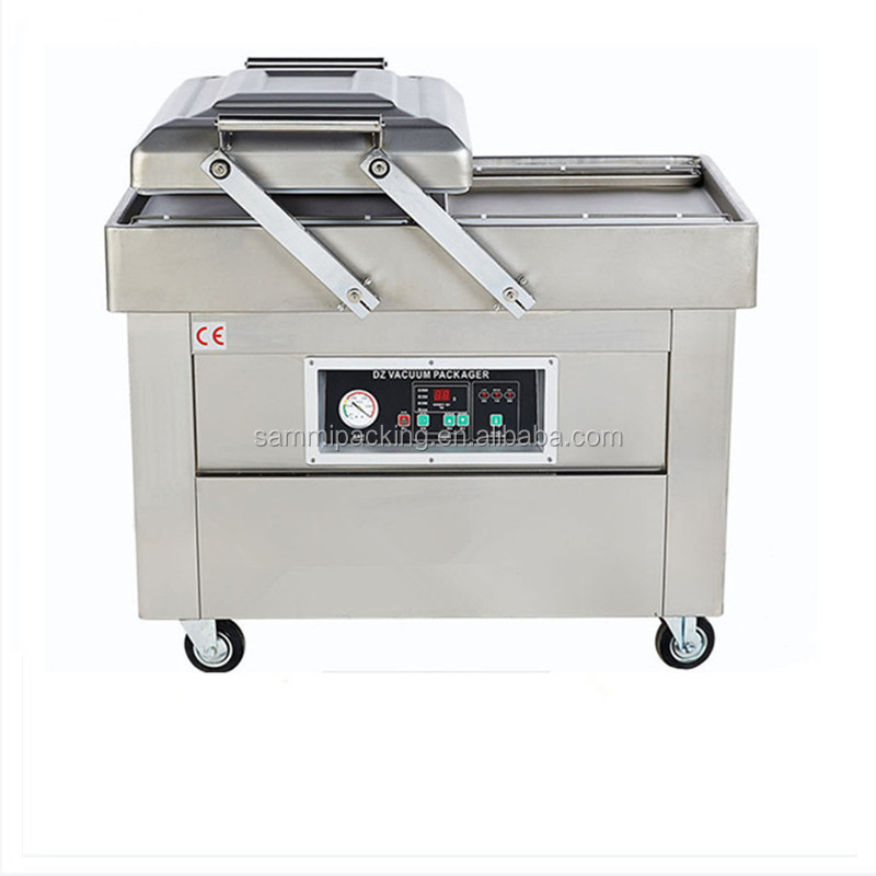 Multifunction Double Chamber Vacuum Packing Machine for Beef Bacon Chicken Tofu Peanut Sea Food