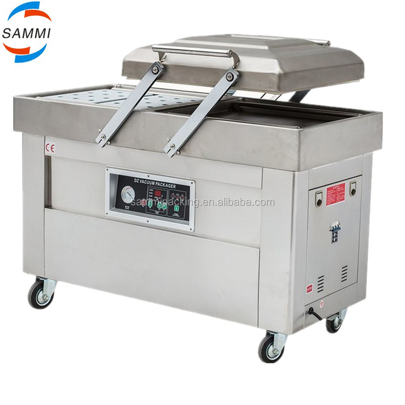 Multifunction Double Chamber Vacuum Packing Machine for Beef Bacon Chicken Tofu Peanut Sea Food