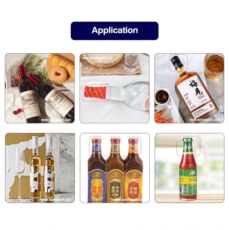 High Quality Cap Seal Shrink Packing Machine/ Bottle Cap Shrink Sleeve Label Machine Sleeve Shrink Wrap Machine