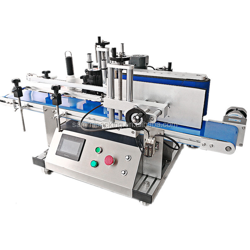 Best Price Tabletop Small Vial Sticker Automatic Round Bottle Labeling Machine with Conveyor