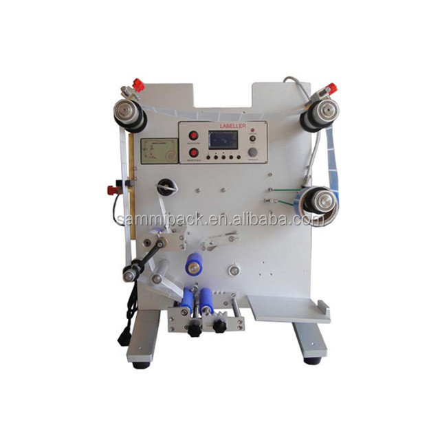 Electric Ear Drops Round Bottle Labeling Machine Unique New Semi-Automatic with Core Motor Component