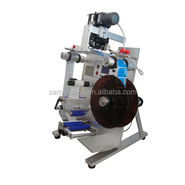 Electric Ear Drops Round Bottle Labeling Machine Unique New Semi-Automatic with Core Motor Component