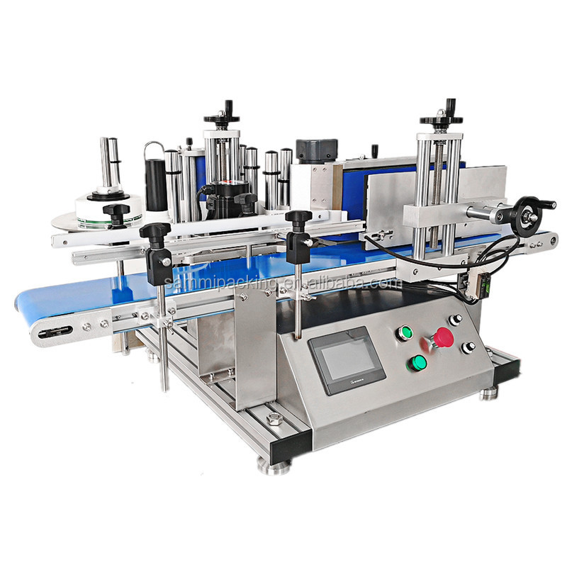 100% Guaranteed Electric High-Speed Self-Adhesive Labeler Fully Auto Pet Bottle Label Sticker Machine  for Round Bottles