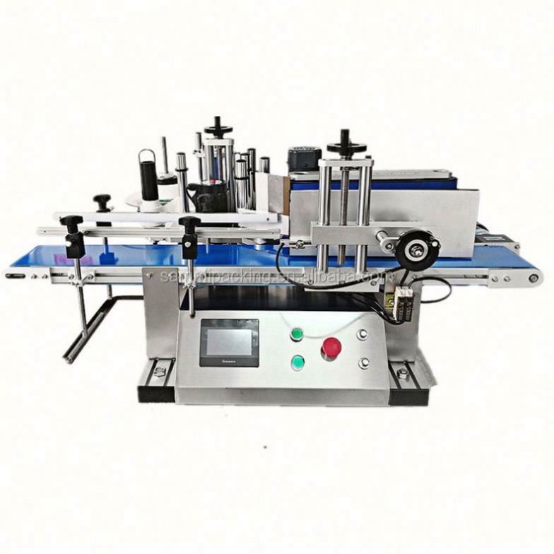 2025 Newest Automatic Tabletop Round Bottle Labeler Sticker Bottle Labeling Machine Factory Price
