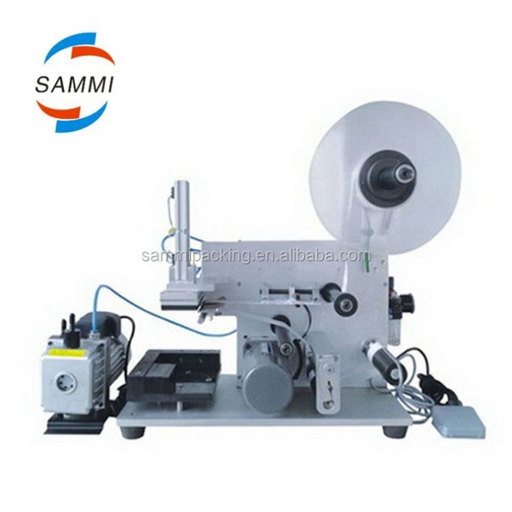New Design Automatic Semi-Automatic Sticker Labeling Machine Square Bottles Bags Food Beverages Chemicals Packaging Wood Cartons
