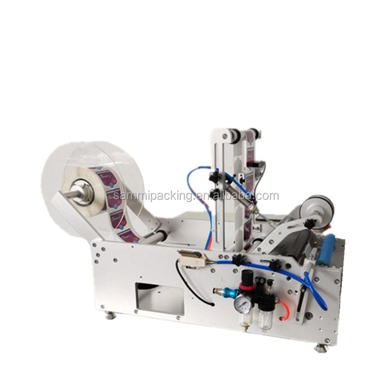 Excellent Performance High Speed Round Semi Automatic Two Side Sticker Labeling Machine on Sale