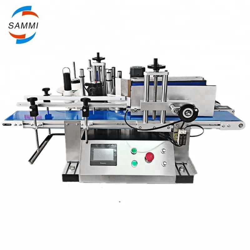 Used Great Value Usefulness Hot Selling Semi-Automatic Self-Adhesive Labeling Machine for Round Bottles Jars