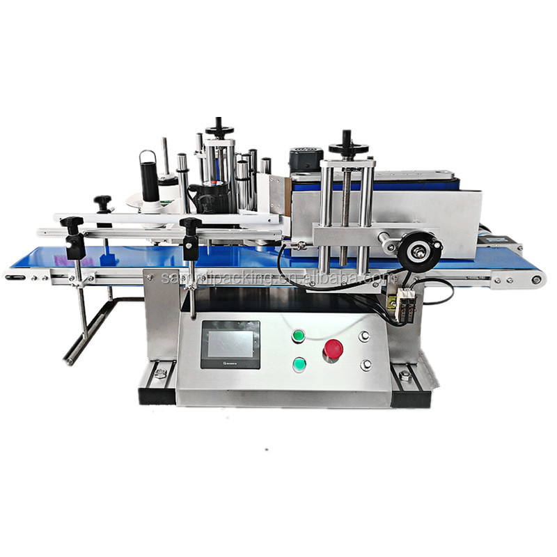 Used Great Value Usefulness Hot Selling Semi-Automatic Self-Adhesive Labeling Machine for Round Bottles Jars