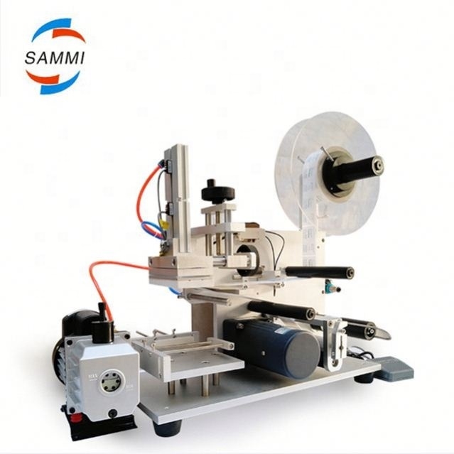 Hot Selling Electric Flat Bottle Labeling Machine Low Cost Professional Square Bottle Sticker High Accuracy Labeling Machine