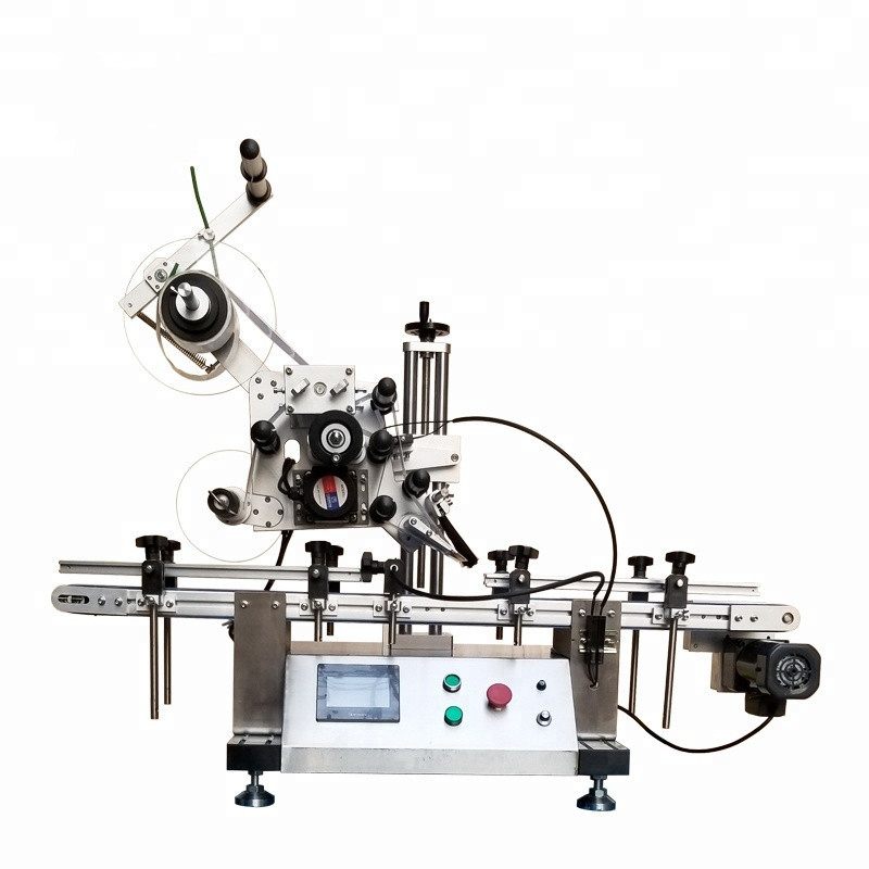 Professional High-Speed Automatic Labeling Machine for Flat Surface, Boxes, Bags - Self-Adhesive Sticker Labeler with Conveyor