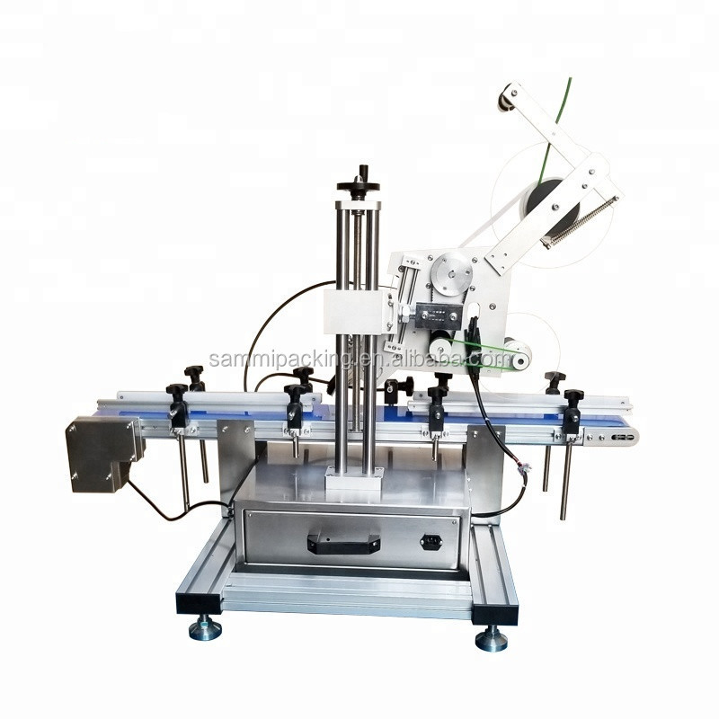 Professional High-Speed Automatic Labeling Machine for Flat Surface, Boxes, Bags - Self-Adhesive Sticker Labeler with Conveyor