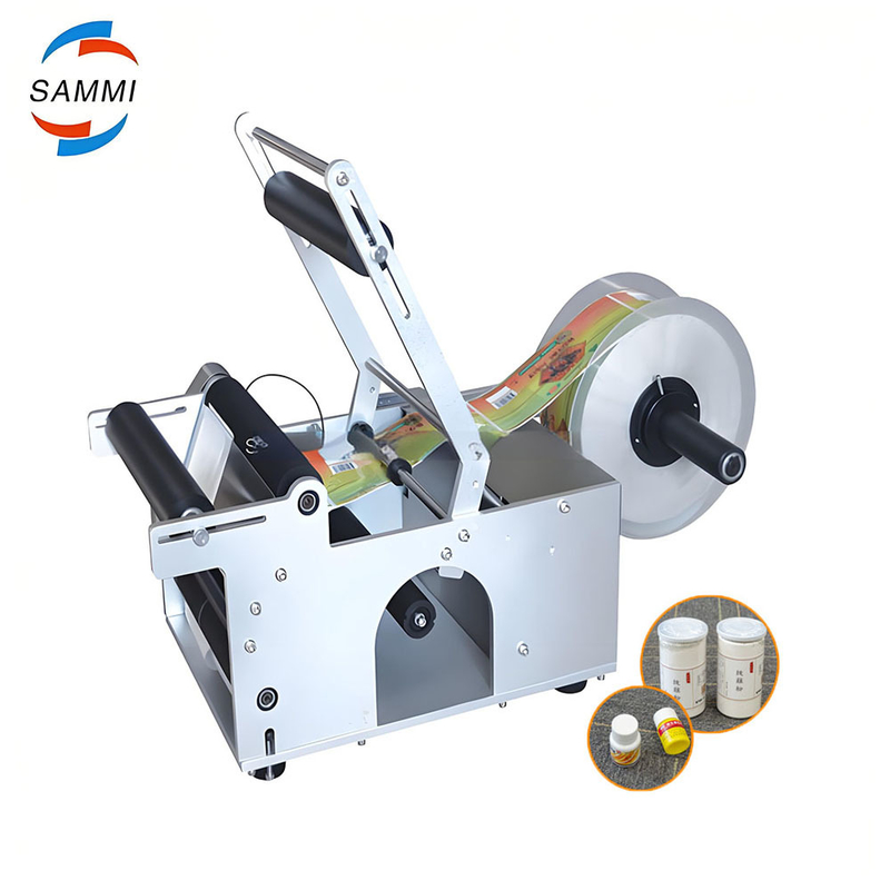 Small Desktop Bottle Packaging Labeling Machine Automatic Round Bottle Labeling Machine Instead of Manual Labelle Machine