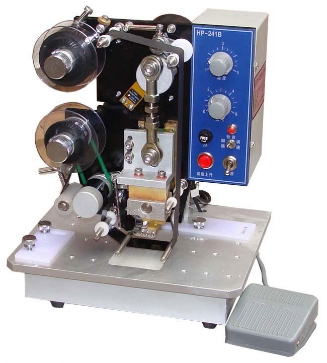 241B Manual Plastic Bag Paper Card Labels Production Date Expiry Date Batch Printing Machine