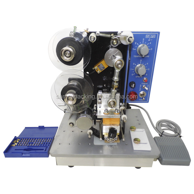 Semi-Automatic Date Stamping & Numbering Printing Machine Coding Machines for Production Date and Expiry Date