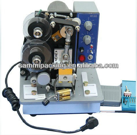 Semi-automatic Hot Stamp Printer 241B , Color-tape Batch Number and Expiry Date Coding Machine