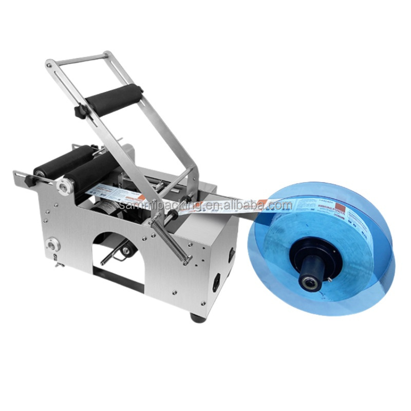 Factory Price MT-50 High Quality Semi-automatic Round Bottle Labeling Machines,sticker Labeling Machine for Round Bottle
